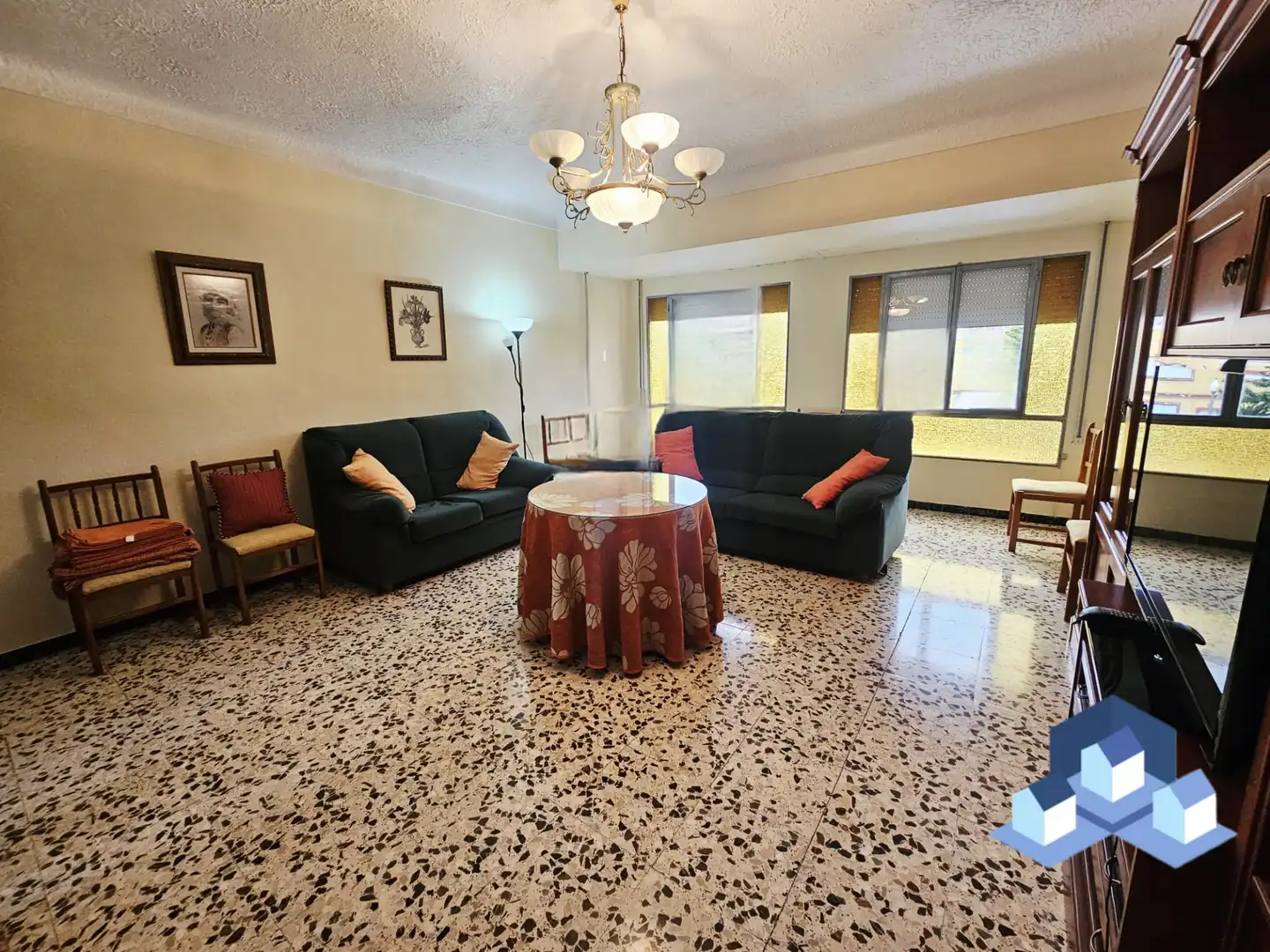 Sala de estar de Casa o chalet en venta en Lorca con Aire acondicionado, Terraza y Trastero