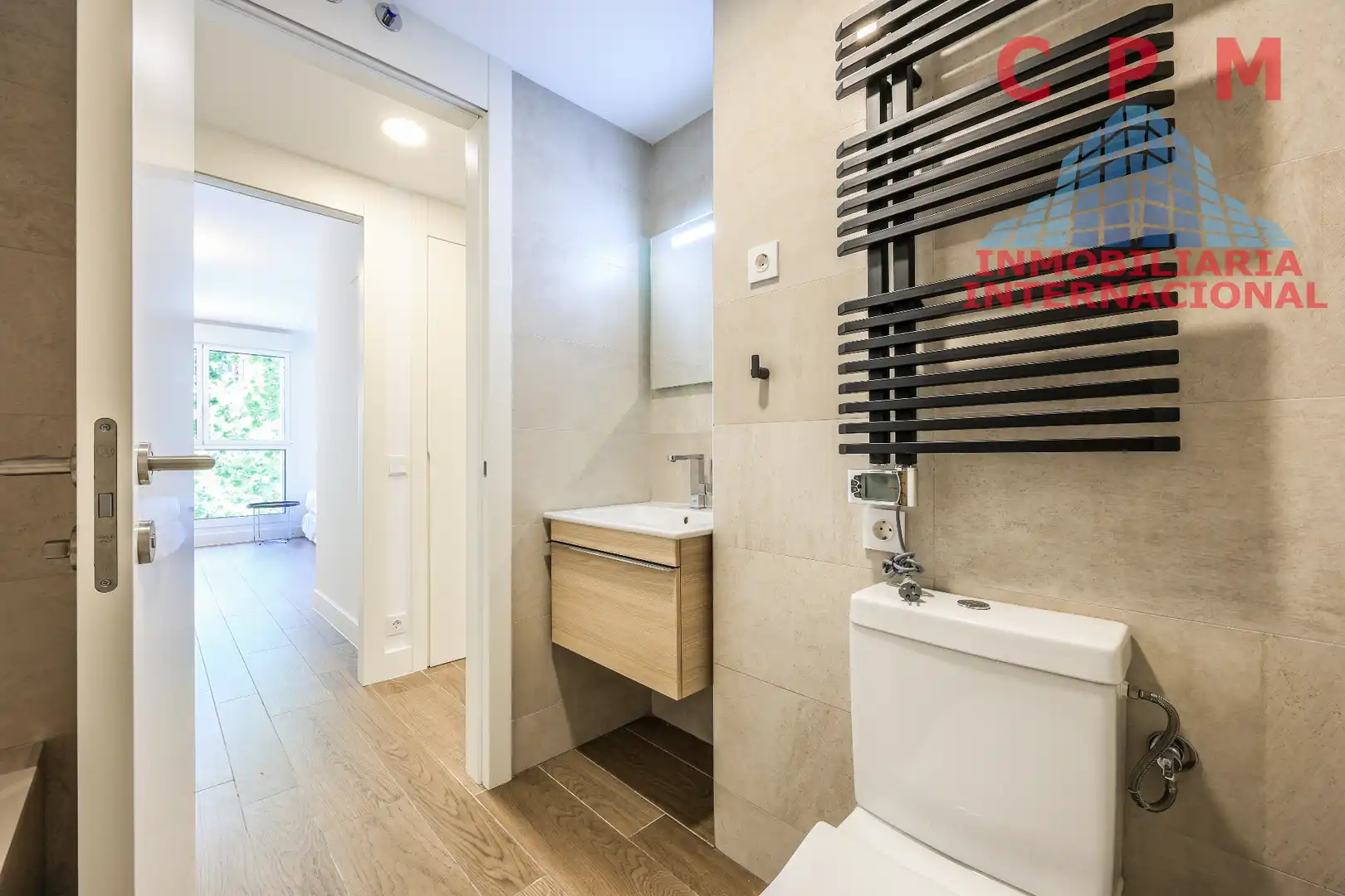 Badezimmer von Wohnung zur Miete in Madrid mit Klimaanlage, Heizung und Parkett