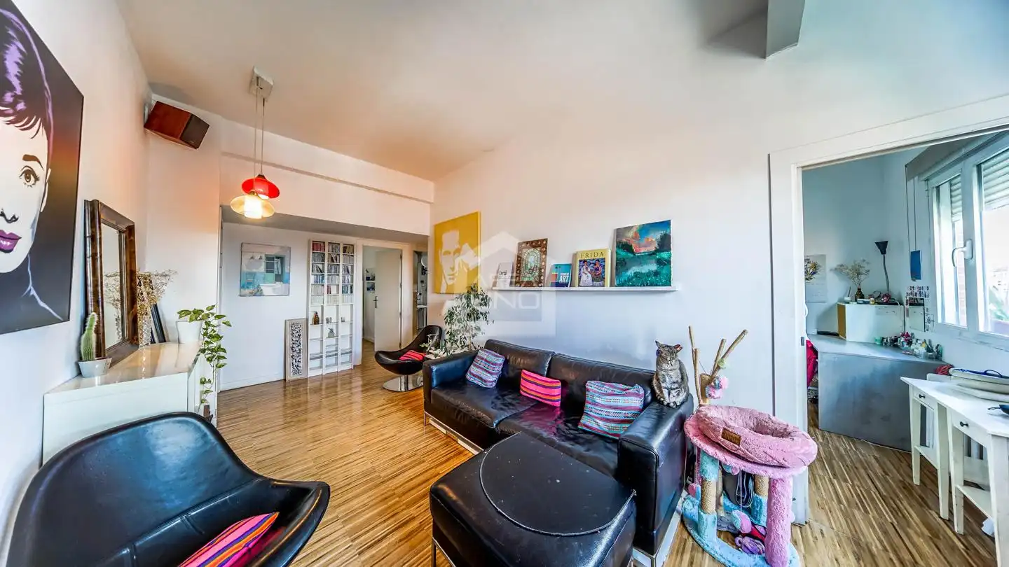 Sala de estar de Piso en venta en Madrid con Calefacción y Parquet