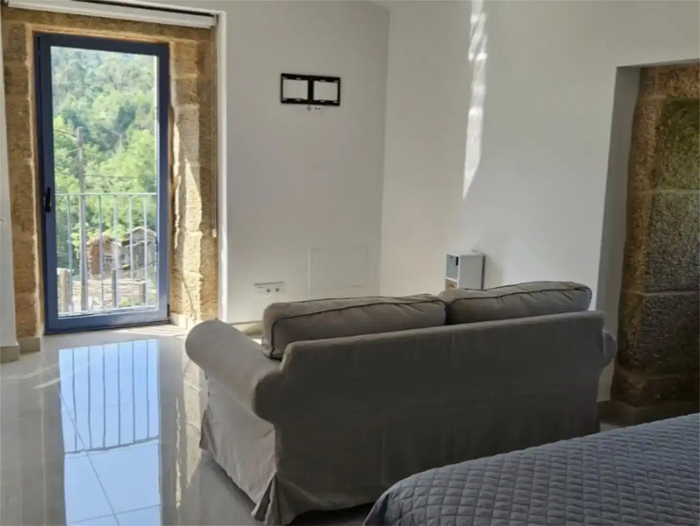 Sala de estar de Casa o chalet en venta en A Lama   con Jardín privado y Amueblado