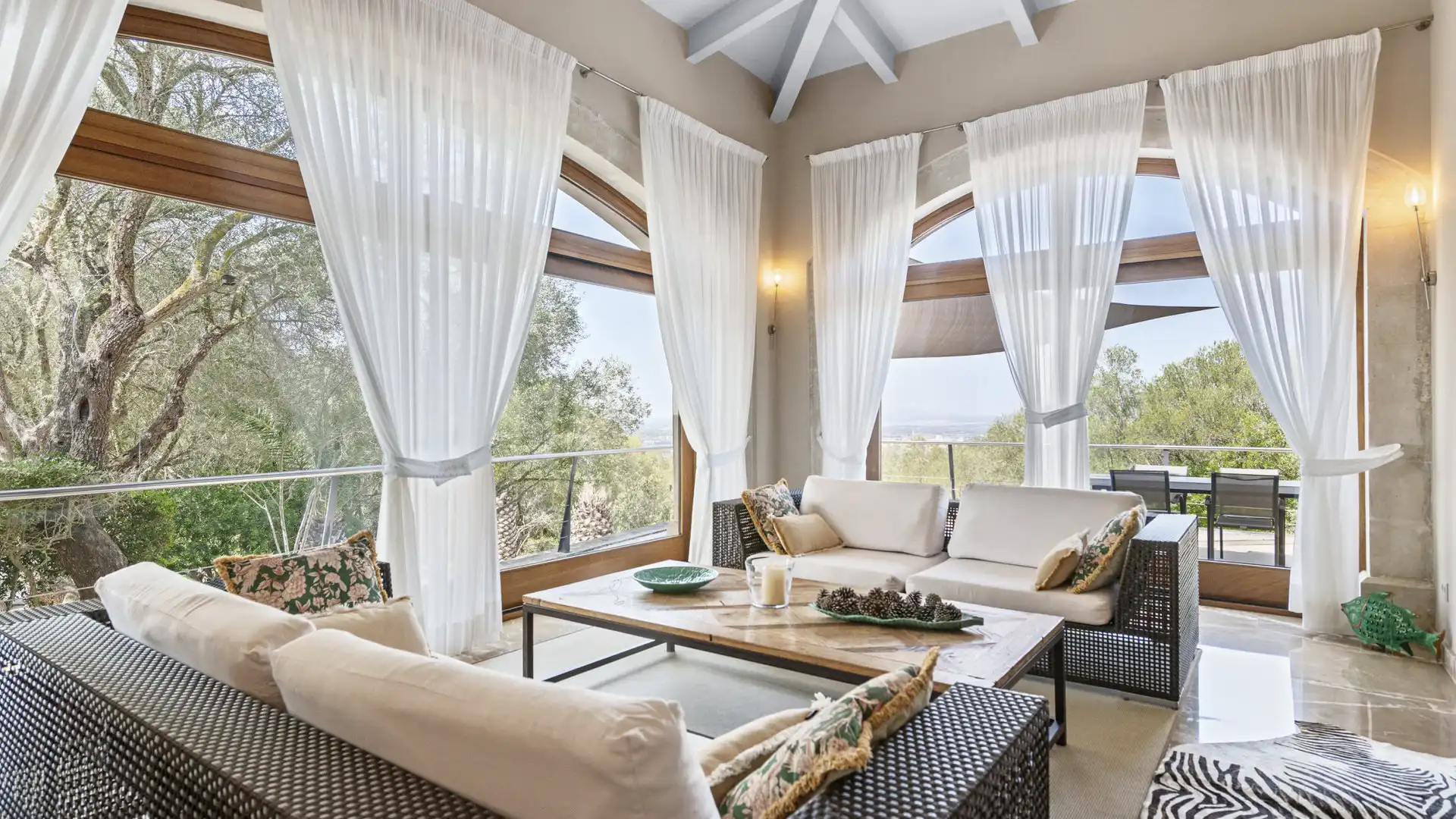 Wohnzimmer von Country house zum Verkauf in Manacor mit Klimaanlage, Heizung und Terrasse