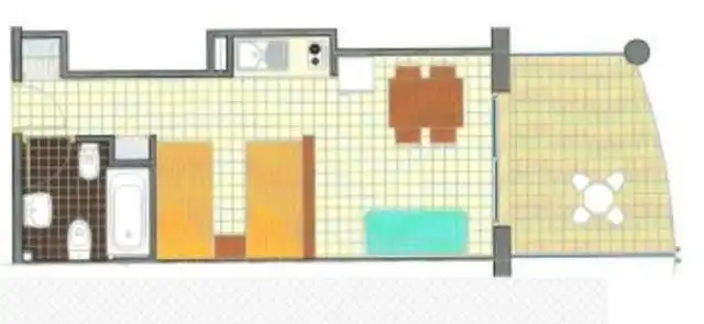 Wohnung zum Verkauf in Salou mit Klimaanlage, Heizung und Terrasse
