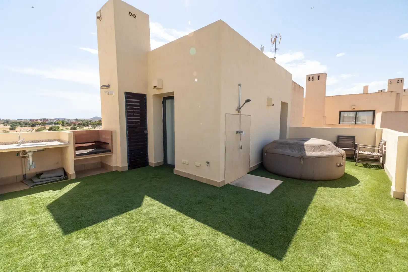 Terraza de Ático en venta en Murcia con Aire acondicionado, Calefacción y Jardín privado