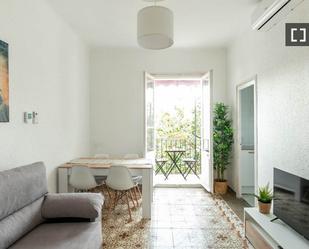 Living room of Flat to rent in  Barcelona Capital  with Air Conditioner, Heating and Furnished