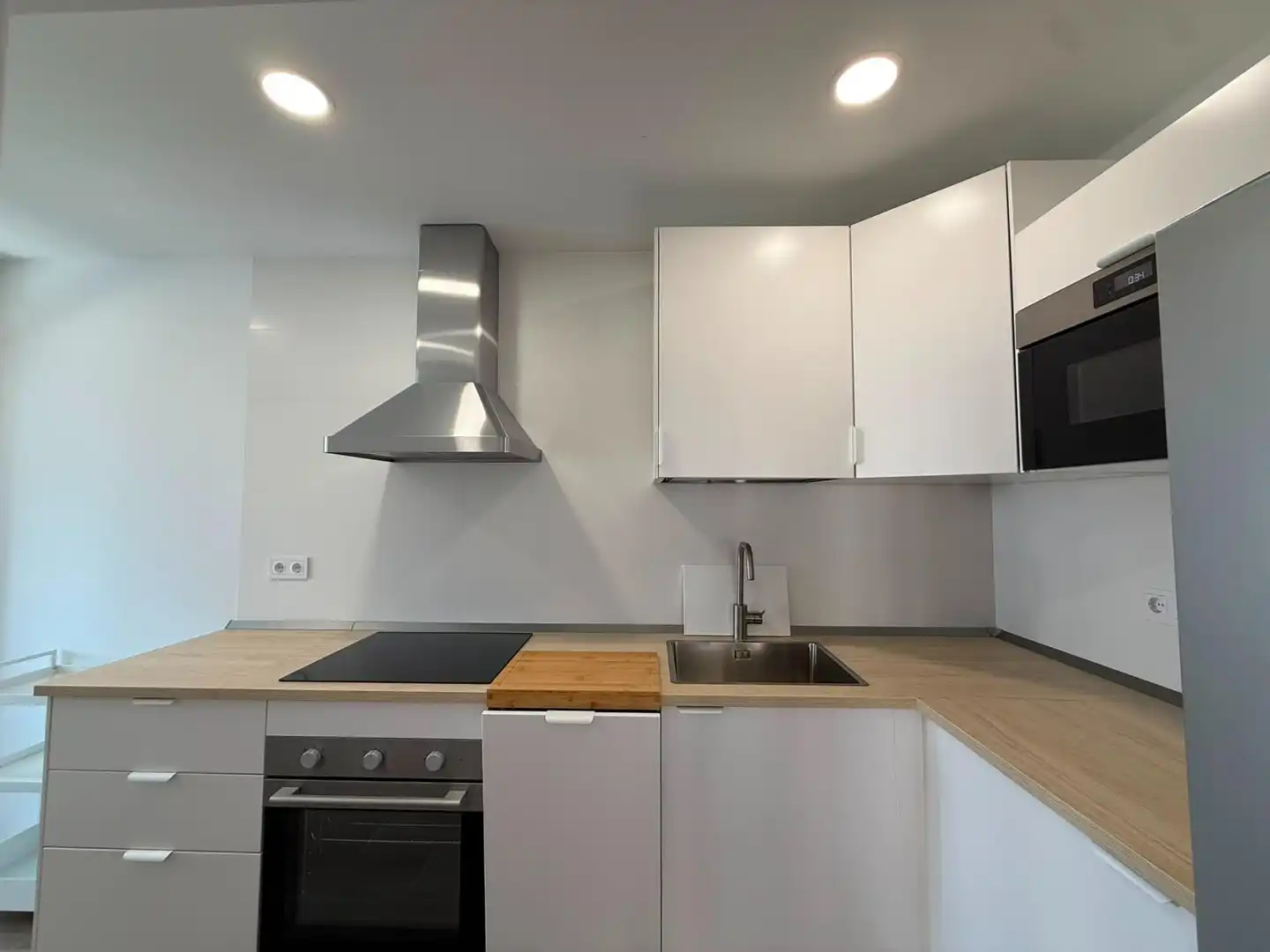 Kitchen of Flat for rent in Málaga  with Air Conditioner, Heating and Furnished
