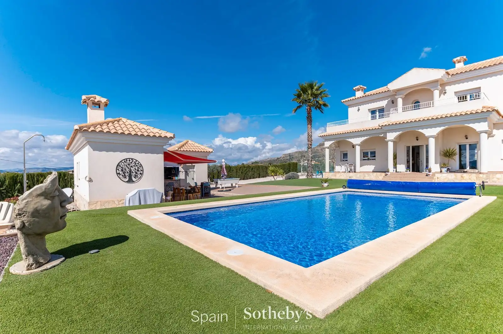 Piscina de Casa o chalet en venta en Sax con Aire acondicionado, Calefacción y Jardín privado