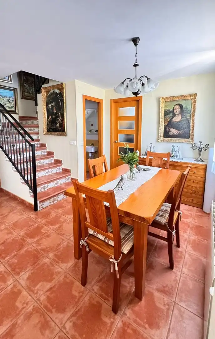 Esszimmer von Einfamilien-Reihenhaus zum Verkauf in Puçol mit Heizung, Terrasse und Balkon