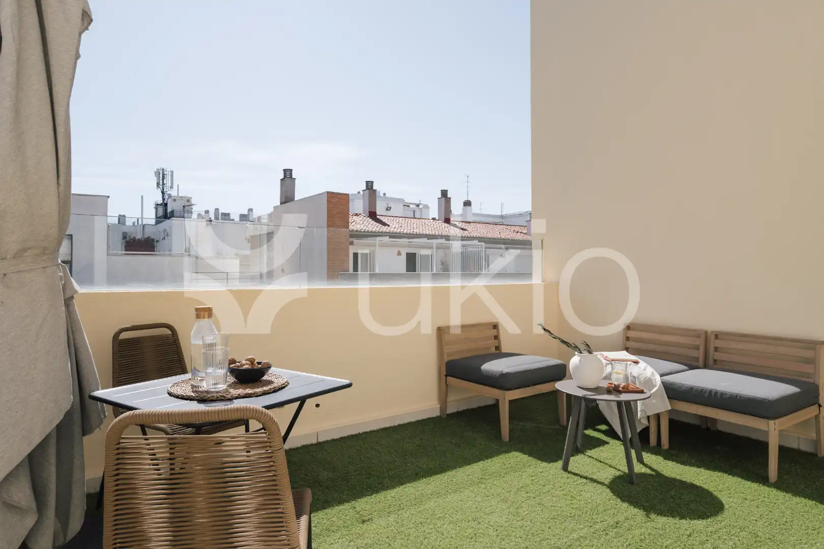 Terraza de Apartamento de alquiler en Madrid con Aire acondicionado, Calefacción y Terraza