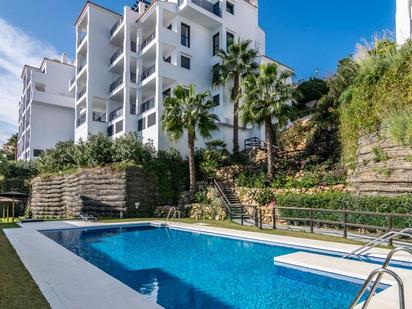 Swimming pool of Flat for sale in Manilva  with Air Conditioner, Terrace and Storage room