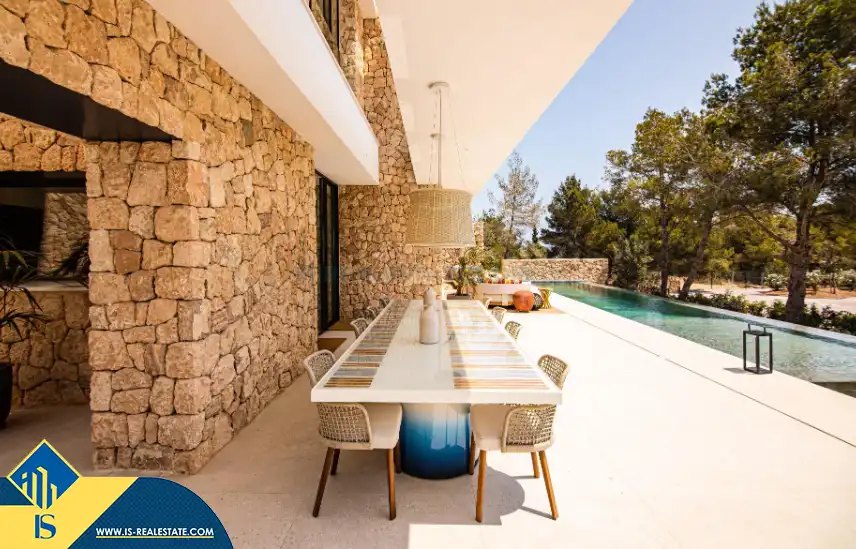Terraza de Casa o chalet en venta en Santa Eulària des Riu con Terraza y Piscina