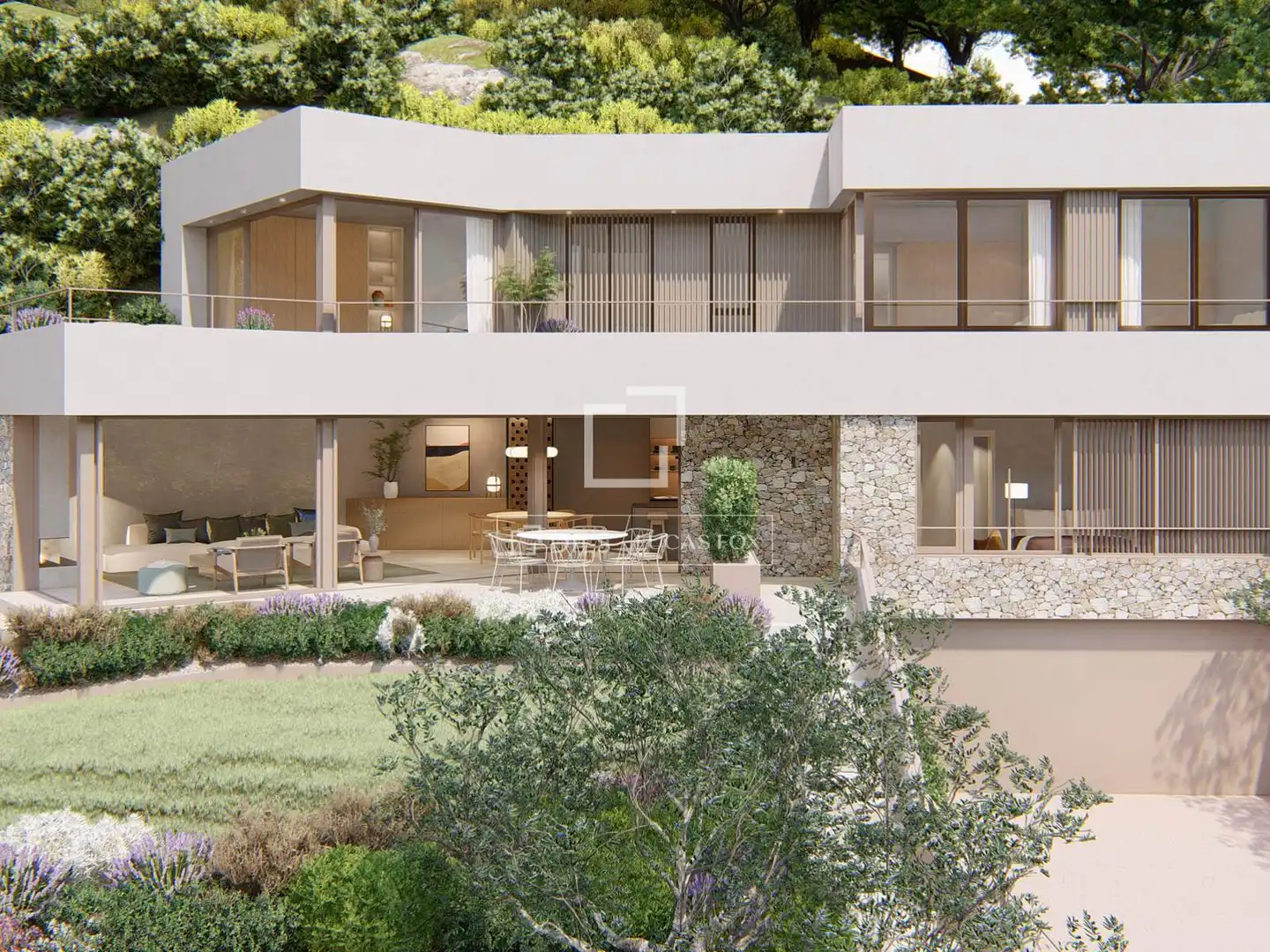Außenansicht von Haus oder Chalet zum Verkauf in Begur mit Klimaanlage, Heizung und Privatgarten