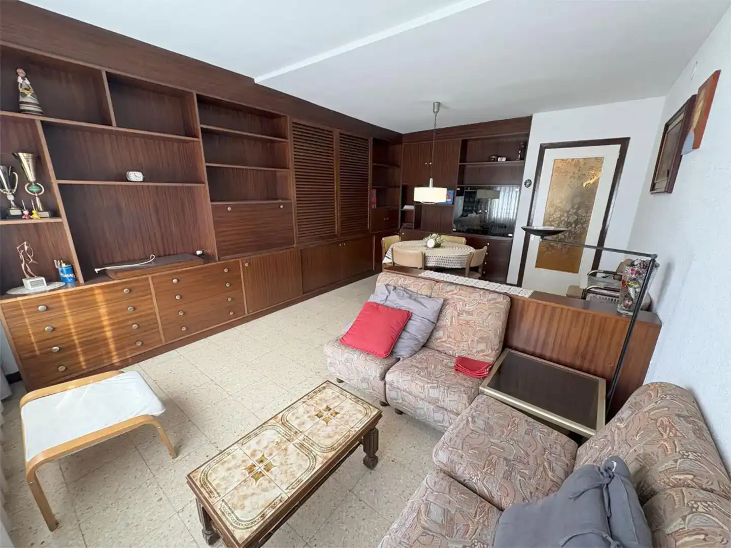 Sala de estar de Piso en venta en Igualada con Trastero y Amueblado