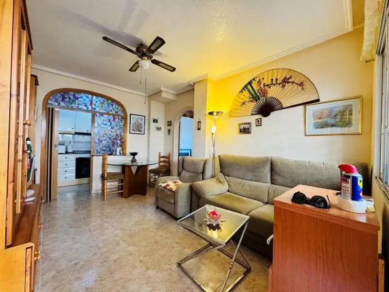 Living room of Apartments for sale in Torrevieja  with Private garden, Terrace and Community pool