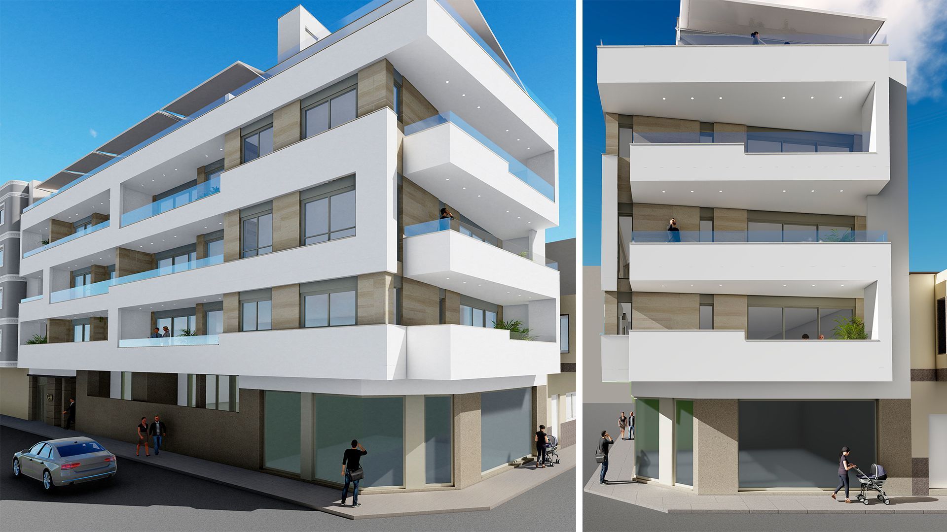 Exterior view of Flat for sale in Torrevieja  with Air Conditioner, Heating and Terrace
