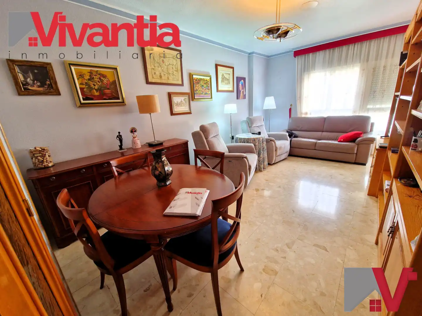 Living room of Flat for sale in Lorca  with Air Conditioner, Heating and Terrace