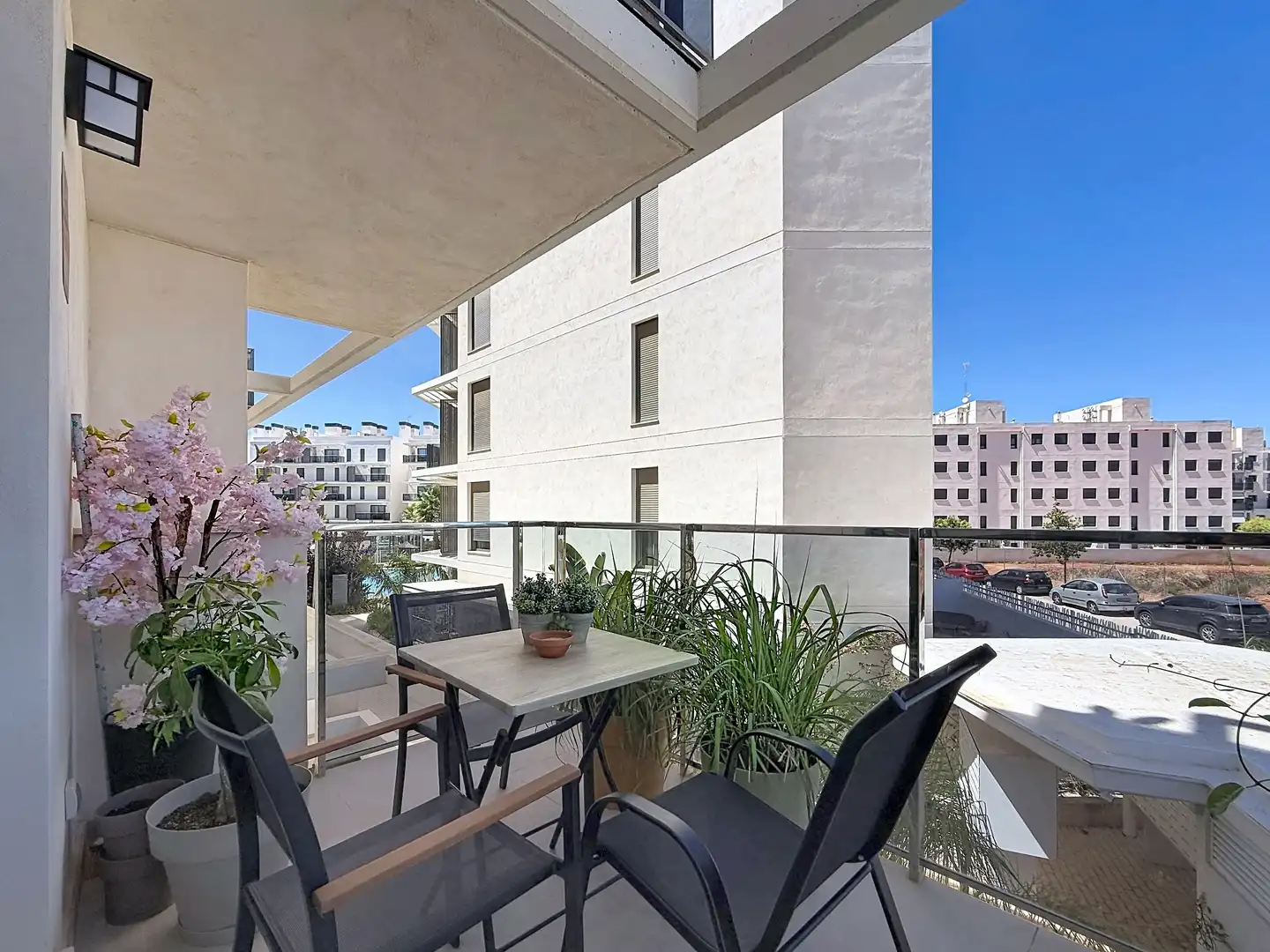 Terrace of Flat for sale in Dénia  with Air Conditioner, Heating and Swimming Pool