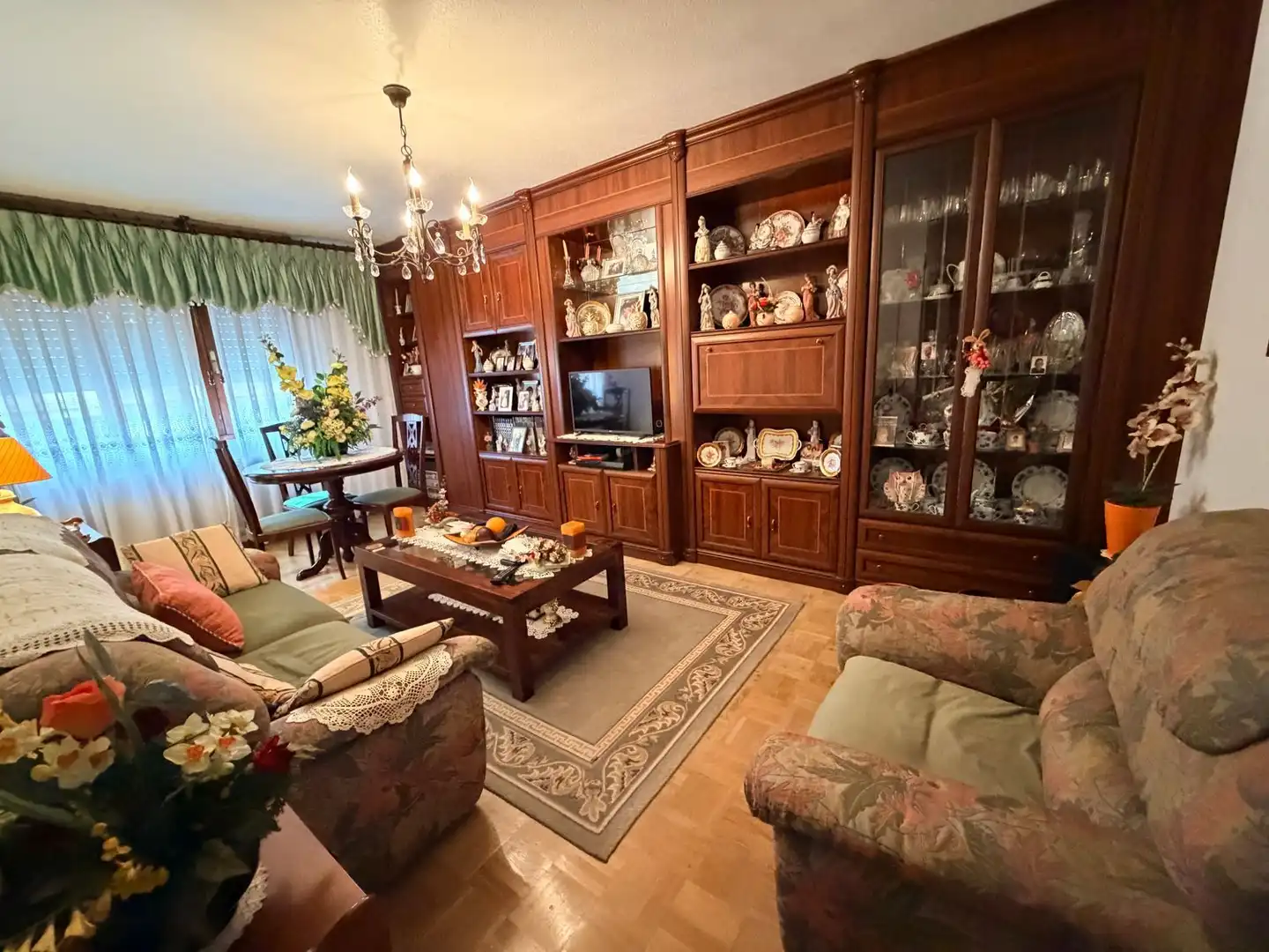 Living room of Flat for sale in Gijón   with Heating and Swimming Pool