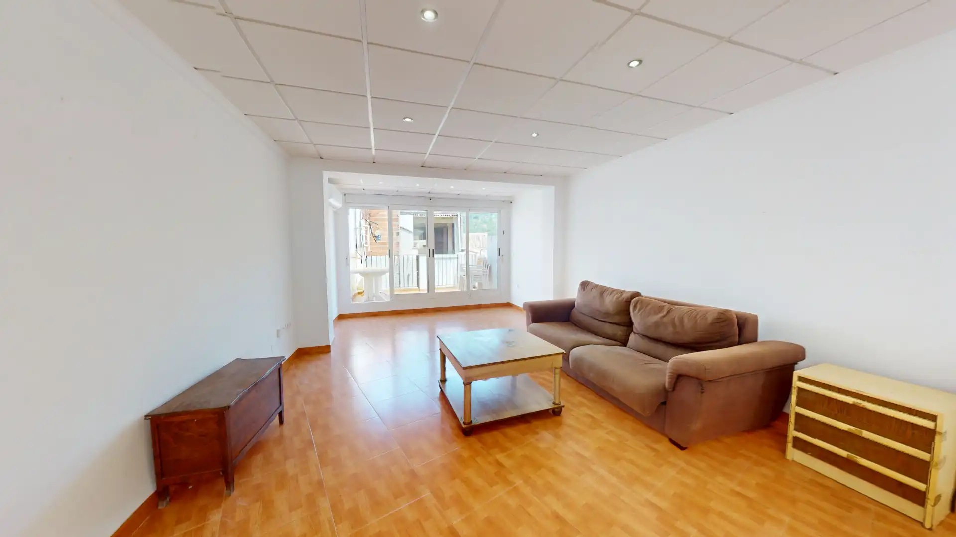 Sala de estar de Casa adosada en venta en L'Orxa / Lorcha con Aire acondicionado, Terraza y Trastero