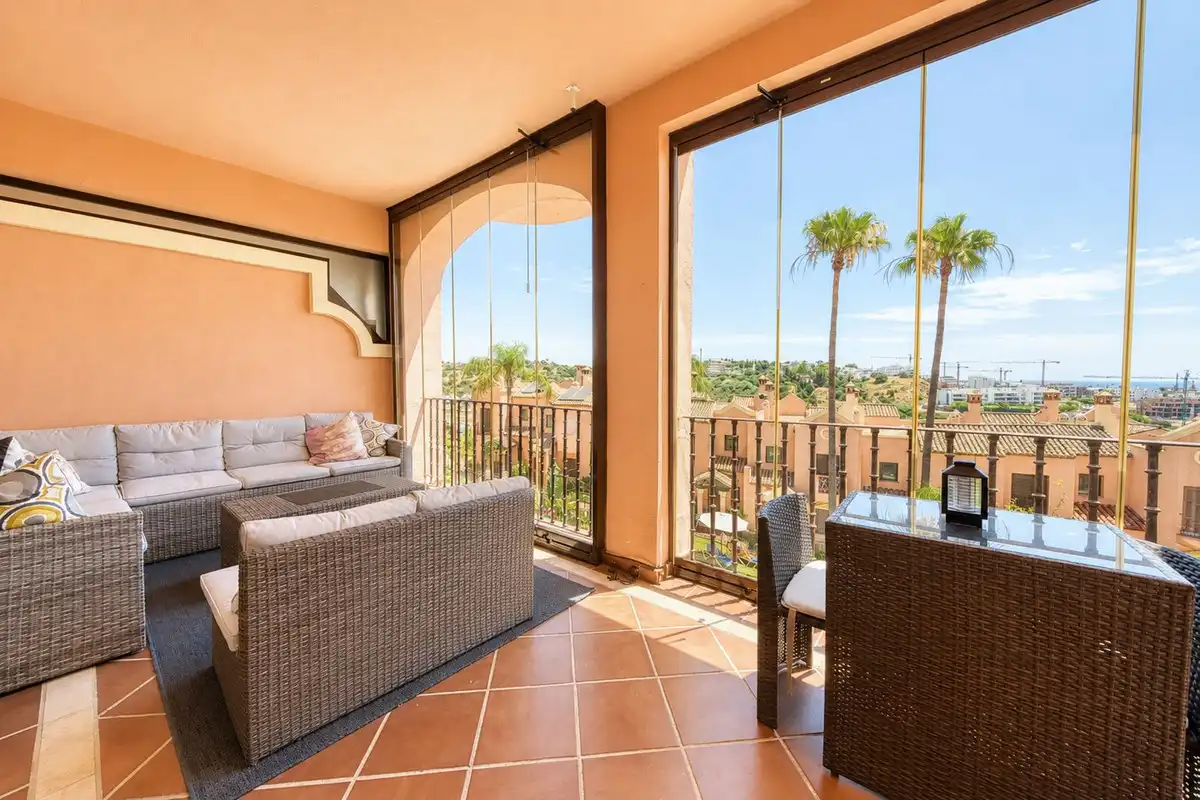 Terraza de Casa adosada en venta en Estepona con Aire acondicionado, Terraza y Alarma