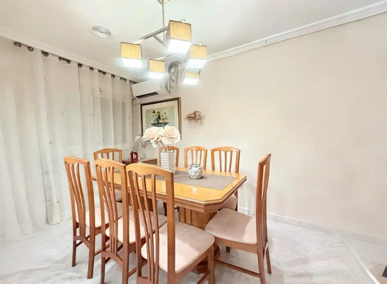 Dining room of Flat for sale in Lorca  with Air Conditioner, Heating and Storage room