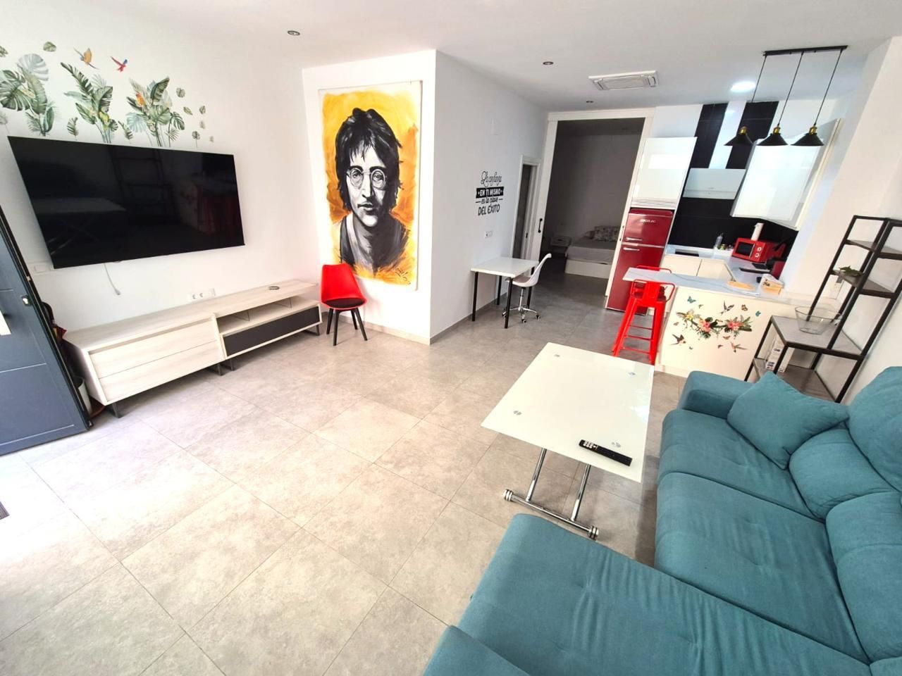 Living room of Planta baja to rent in Don Benito  with Furnished