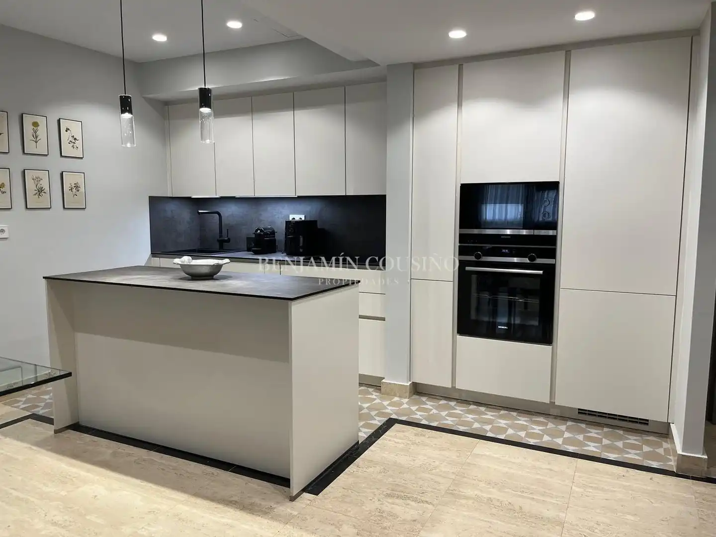 Cocina de Piso de alquiler en Madrid con Amueblado