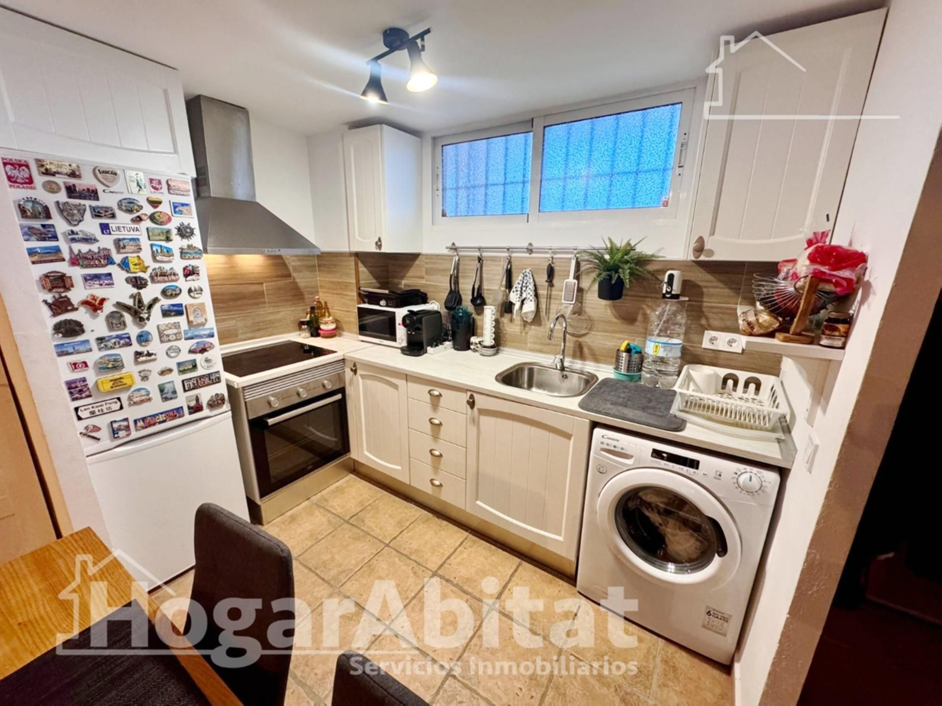 Kitchen of Flat for sale in La Pobla de Farnals  with Air Conditioner, Terrace and Storage room