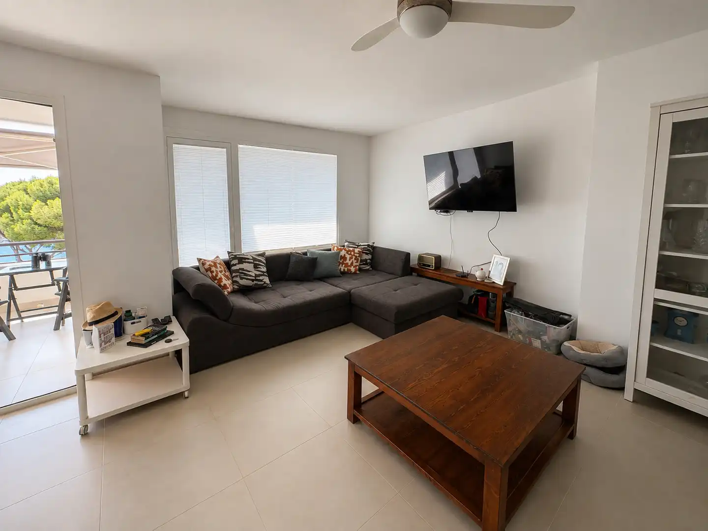 Living room of Detached homes for rent in Calvià  with Air Conditioner, Terrace and Furnished