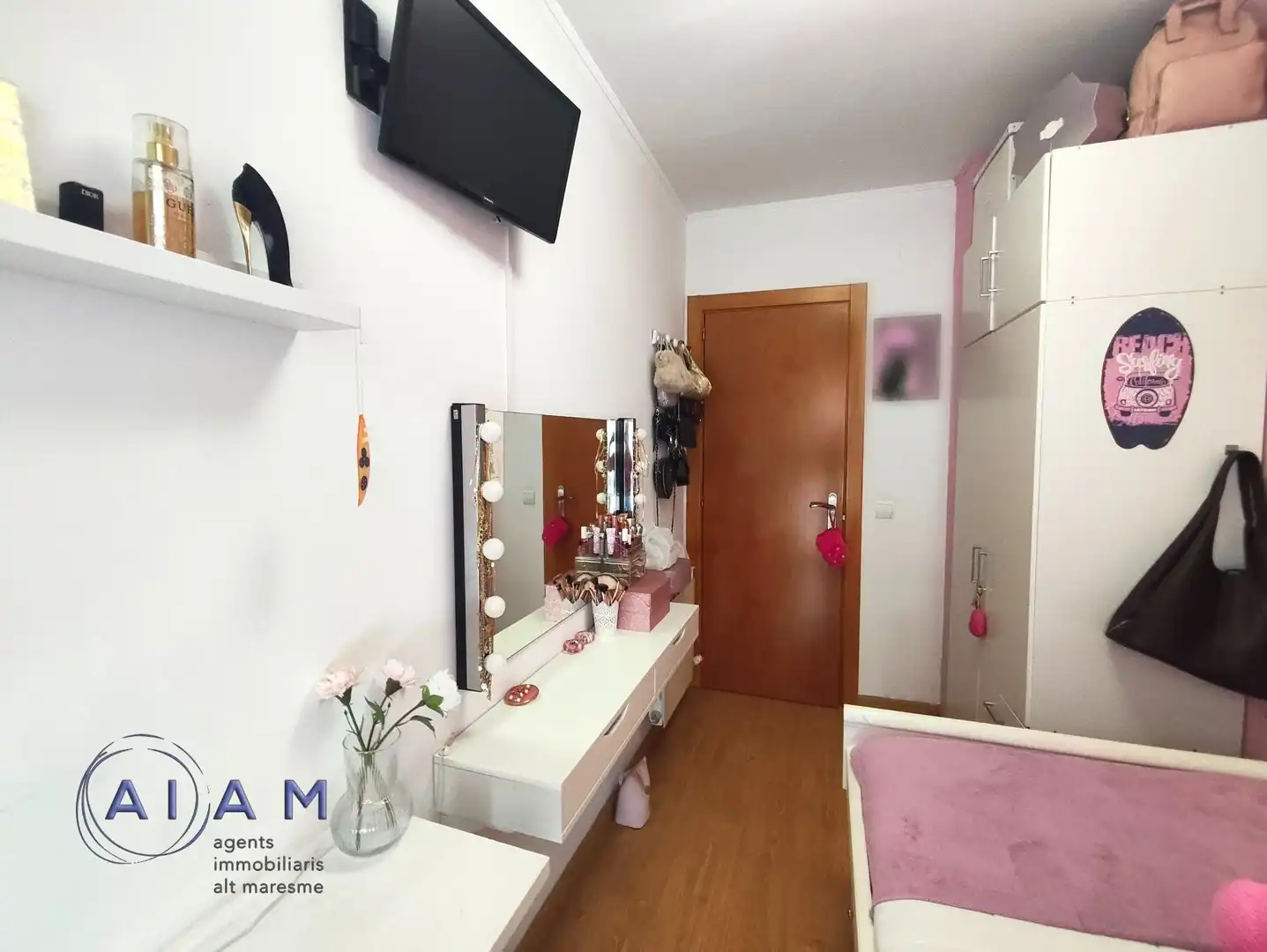 Bedroom of Flat for sale in Tordera  with Air Conditioner and Heating
