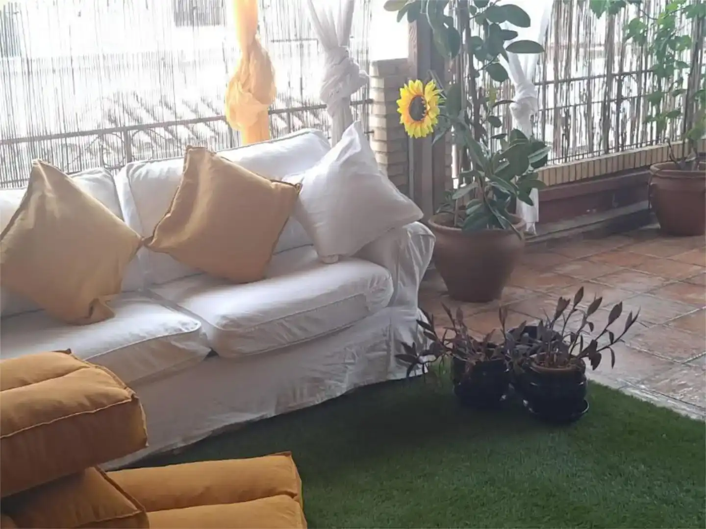 Terrasse von Wohnung zur Miete in Écija mit Klimaanlage und Balkon