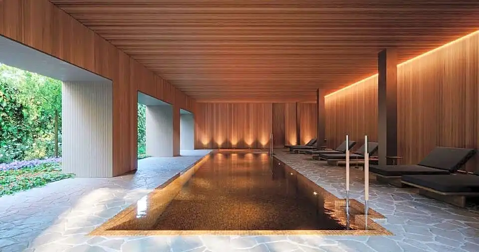 Swimming pool of Apartments for rent in Madrid  with Air Conditioner, Heating and Storage room