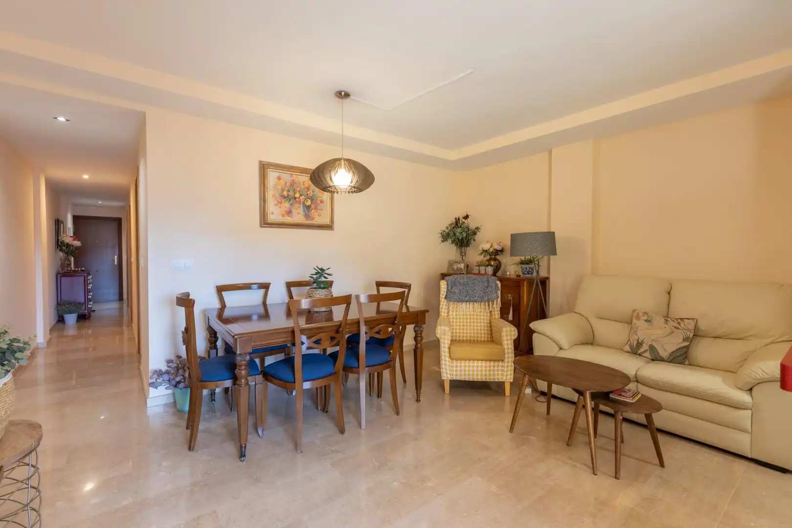 Dining room of Flat for sale in Churriana de la Vega  with Air Conditioner, Terrace and Balcony