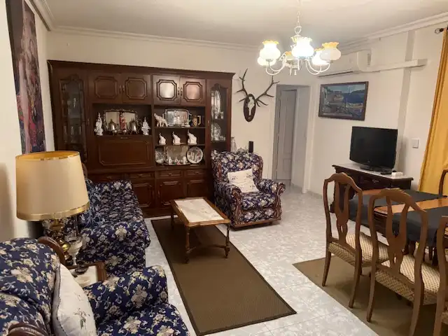 Living room of Flat for rent in Puertollano  with Air Conditioner, Heating and Furnished