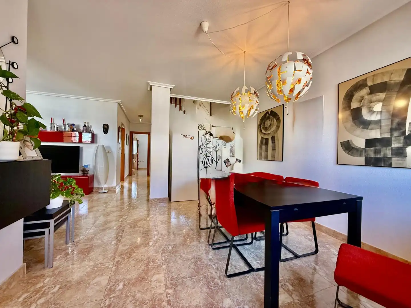 Comedor de Casa adosada en venta en San Pedro del Pinatar con Aire acondicionado, Jardín privado y Terraza