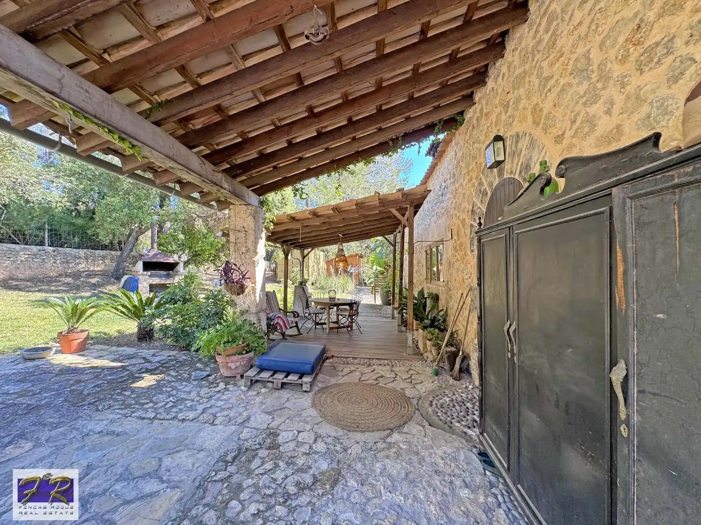 Jardín de Finca rústica en venta en Búger con Aire acondicionado, Terraza y Trastero
