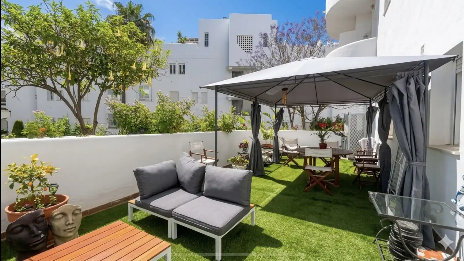 Terraza de Apartamento en venta en Marbella con Aire acondicionado, Terraza y Trastero