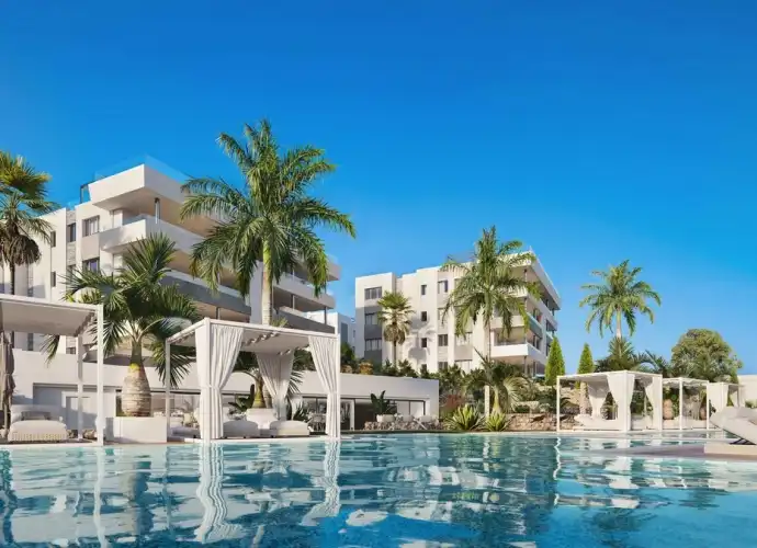 Swimming pool of Apartments for sale in Marbella  with Air Conditioner, Terrace and Furnished