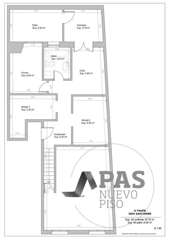 Piso en venta en Torrelavega  con Terraza y Balcón