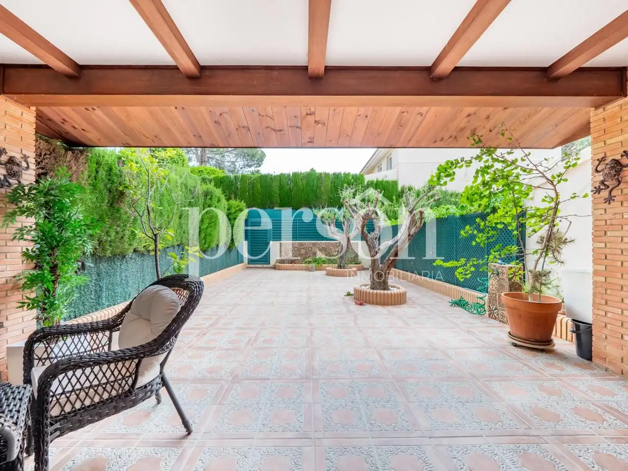Terraza de Casa adosada en venta en Godella con Calefacción, Jardín privado y Terraza