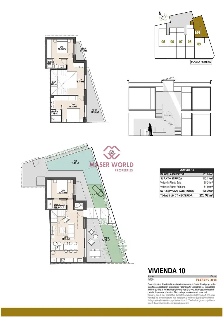 Doppelhaushälfte mit Terrasse zum Verkauf in Pilar de la Horadada ciudad, imagen 31