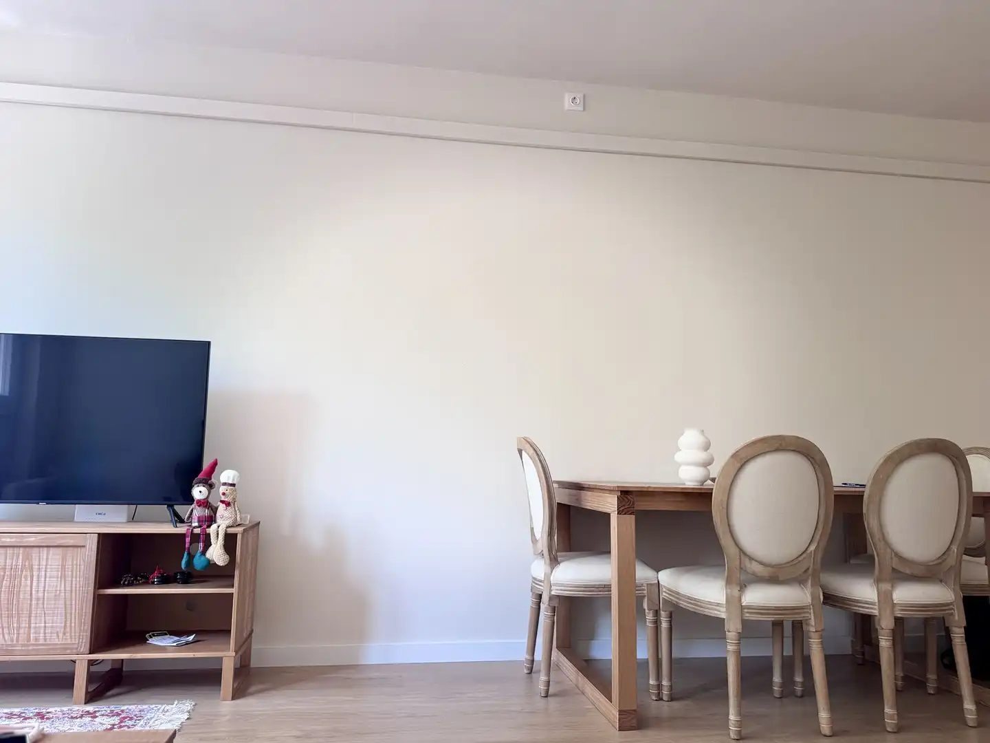 Dining room of Flat for rent in Barcelona  with Air Conditioner and Heating