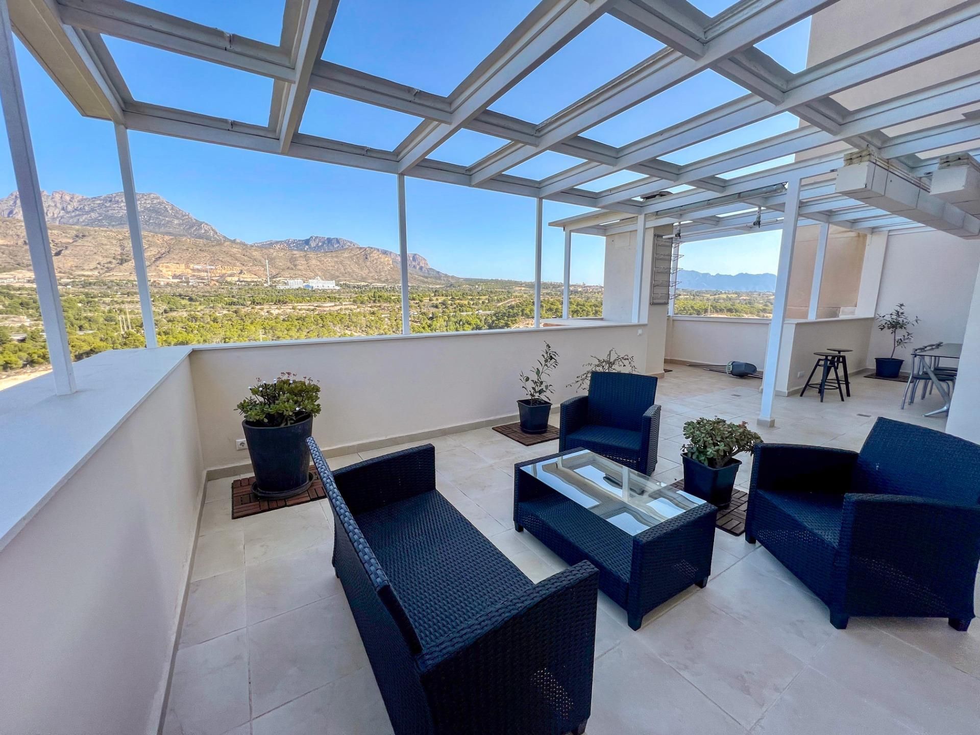 Terrace of Attic for sale in Benidorm  with Air Conditioner, Terrace and Community pool