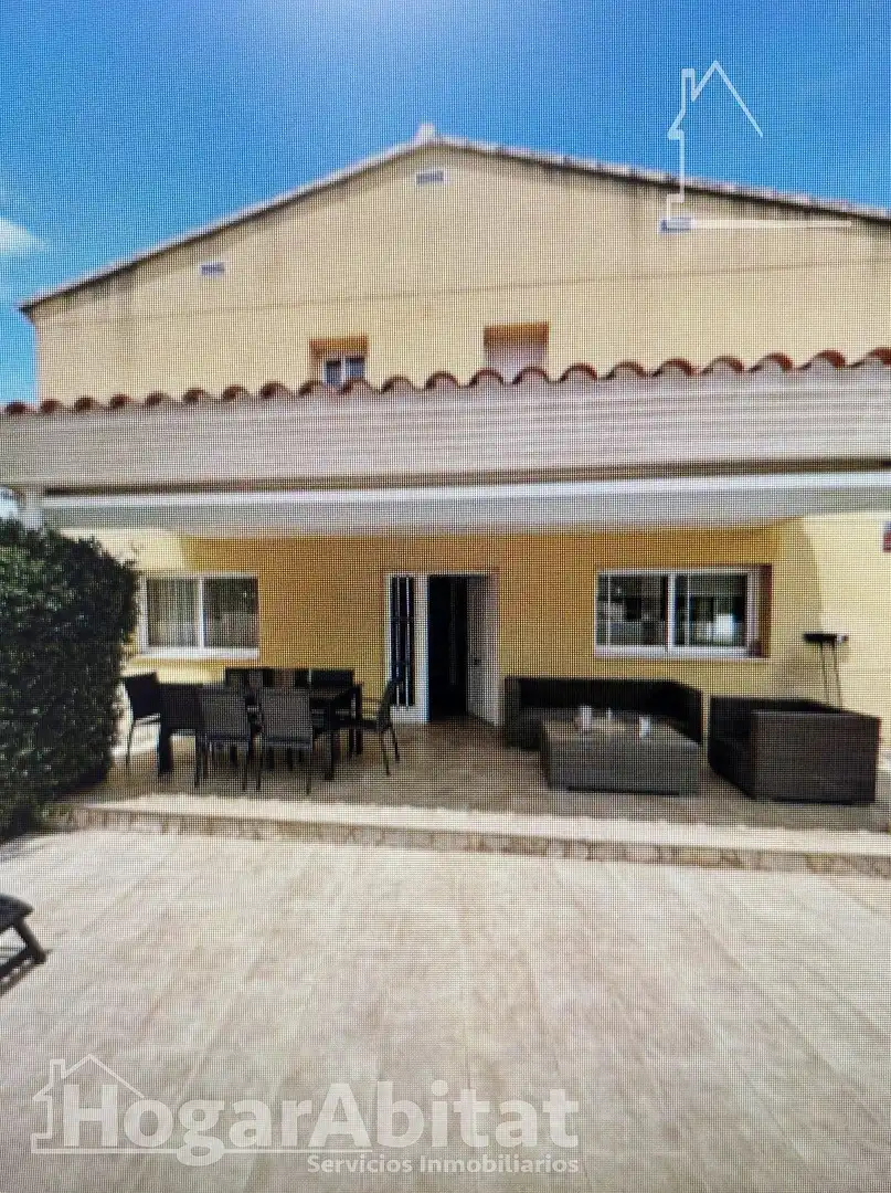 Terrassa de Casa o xalet en venda en Borriol amb Calefacció, Jardí privat i Terrassa