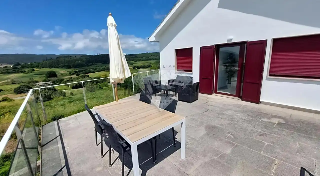 Terrace of Houses for rent in Ponteceso  with Heating, Private garden and Terrace