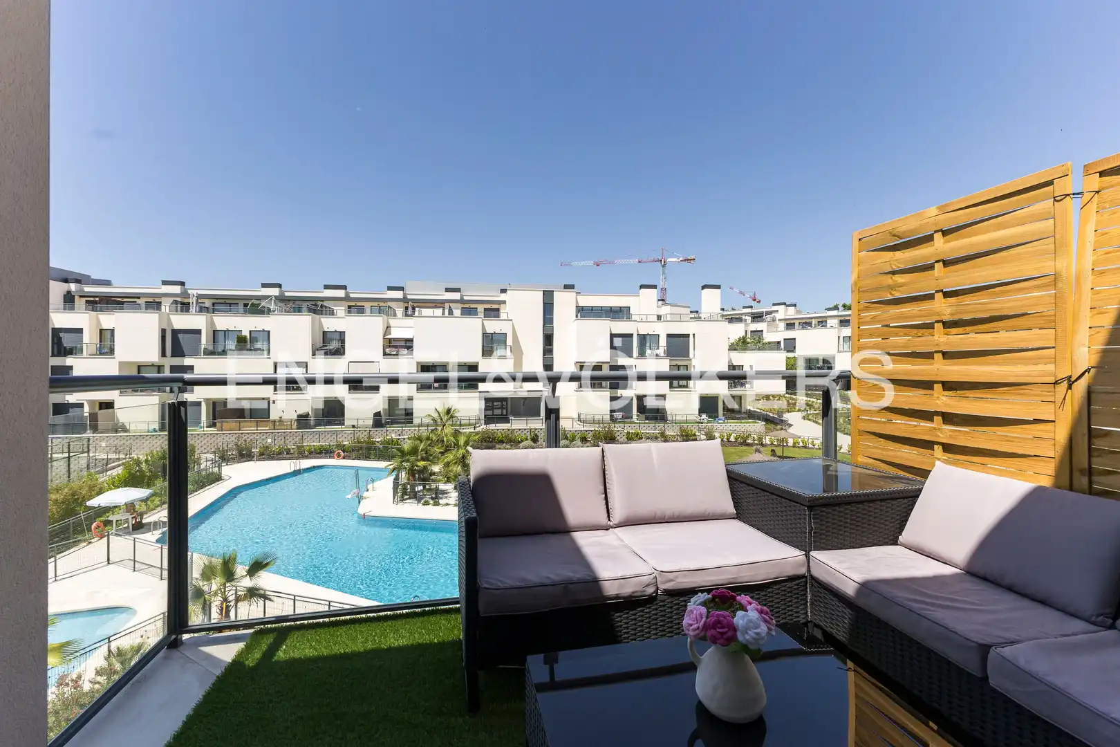 Terrace of Flat for rent in San Sebastián de los Reyes  with Air Conditioner, Heating and Terrace