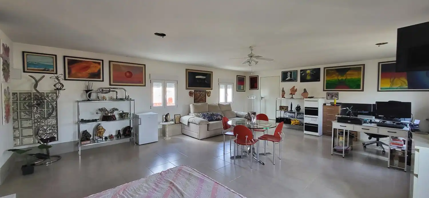 Sala de estar de Casa o chalet en venta en Sant Jaume d'Enveja con Aire acondicionado y Trastero