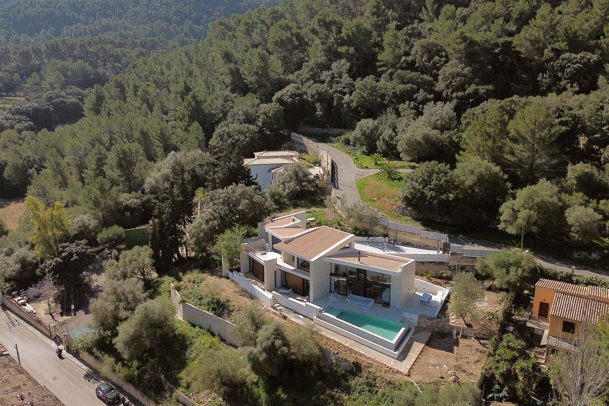 Vista exterior de Casa o xalet de lloguer en Esporles amb Terrassa i Balcó