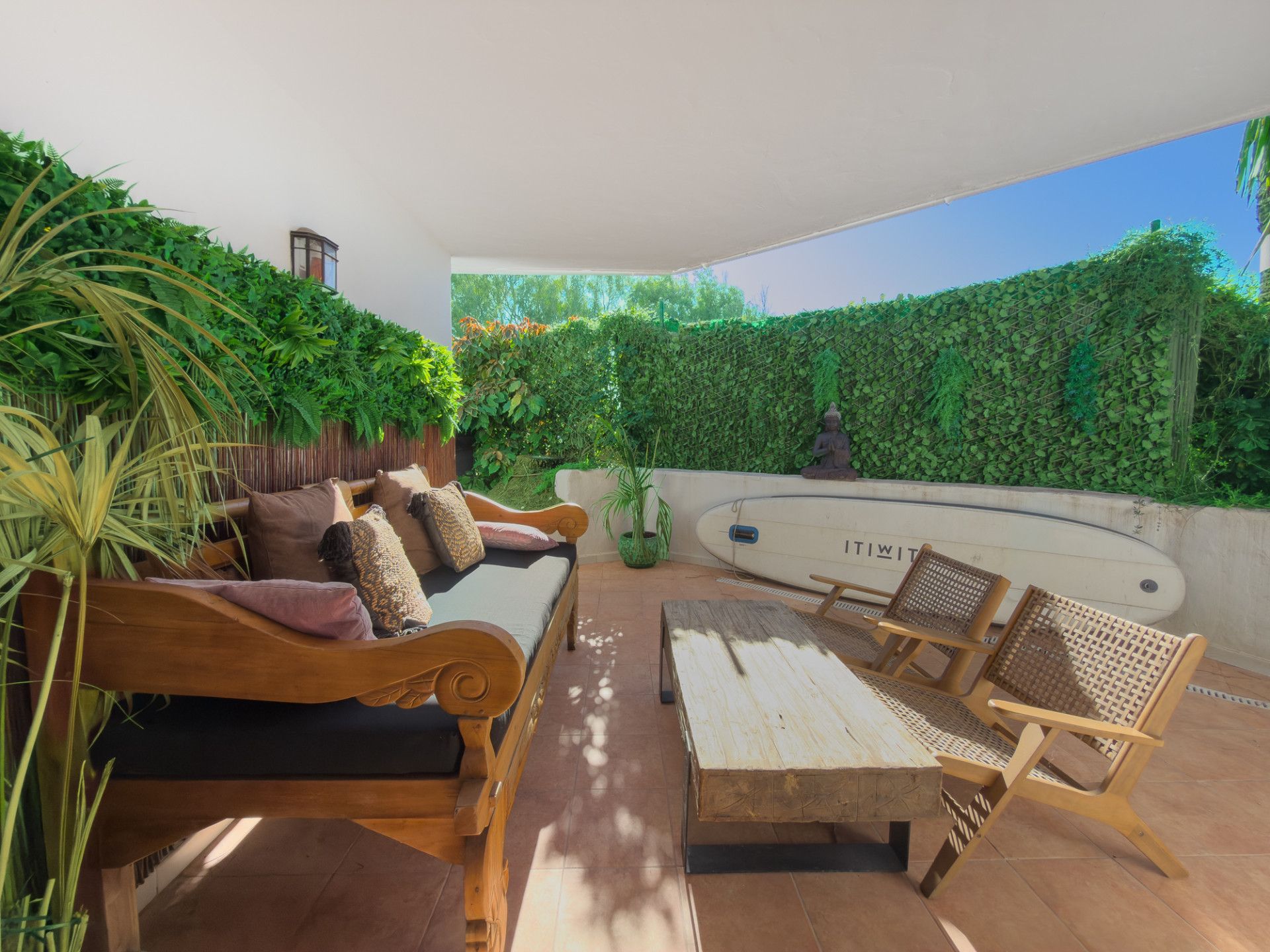 Terrassa de Planta baixa en venda en Marbella amb Aire condicionat, Terrassa i Piscina