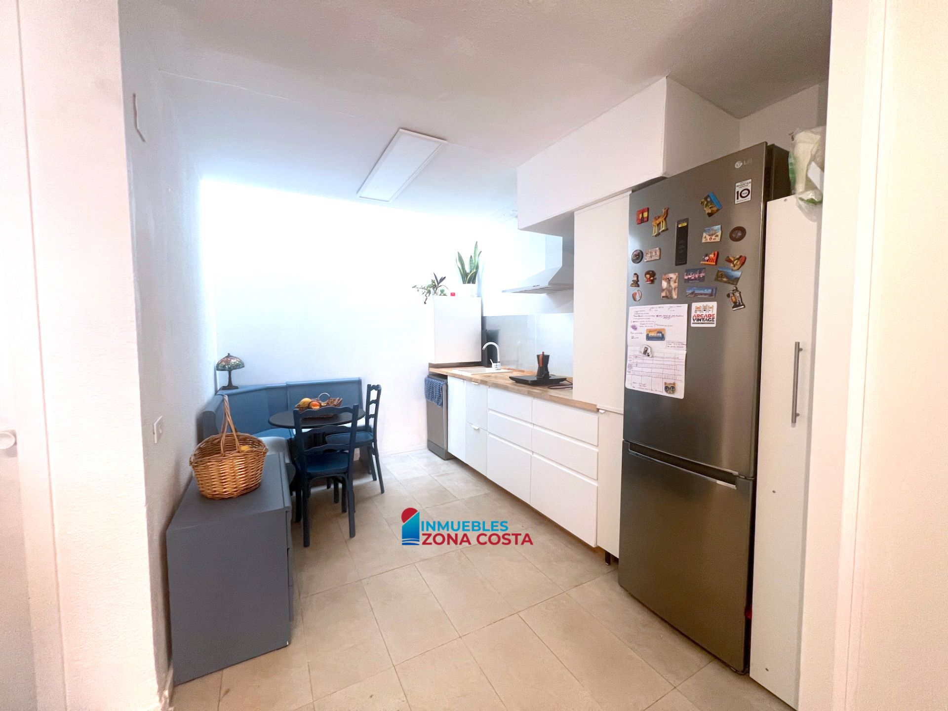 Cuina de Casa adosada en venda en La Pobla de Farnals amb Aire condicionat, Calefacció i Terrassa