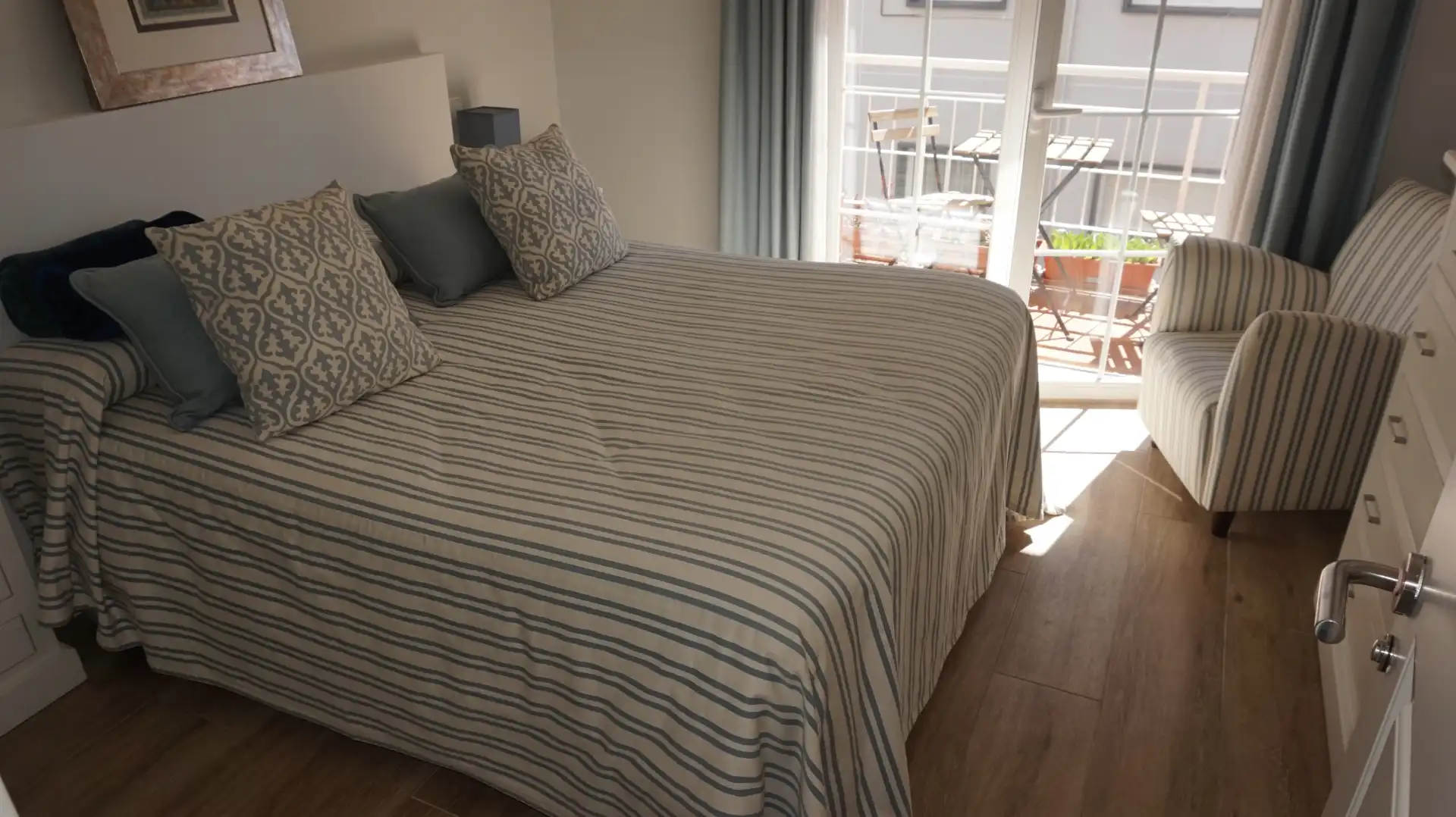 Schlafzimmer von Wohnung zum Verkauf in Madrid mit Klimaanlage, Heizung und Terrasse